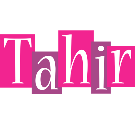 Tahir whine logo