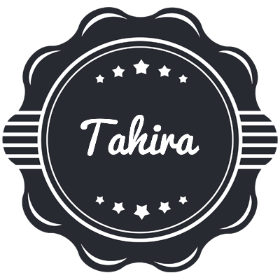 Tahira badge logo
