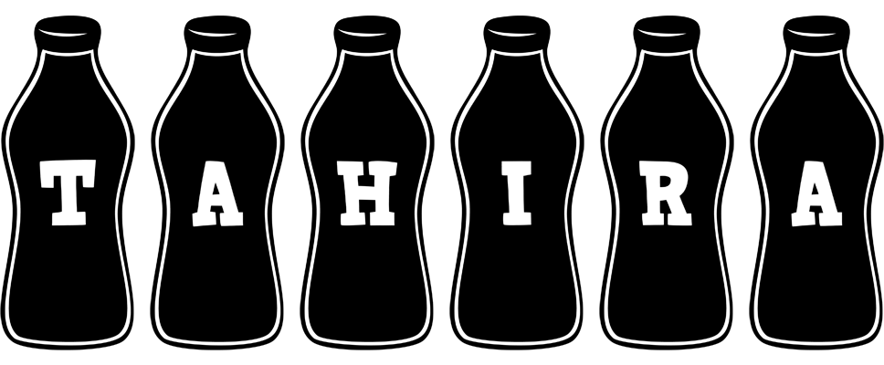 Tahira bottle logo