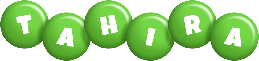 Tahira candy-green logo
