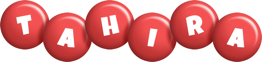 Tahira candy-red logo