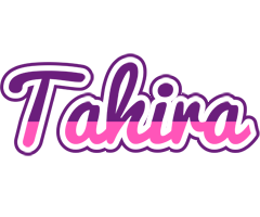 Tahira cheerful logo
