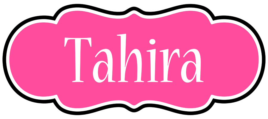 Tahira invitation logo