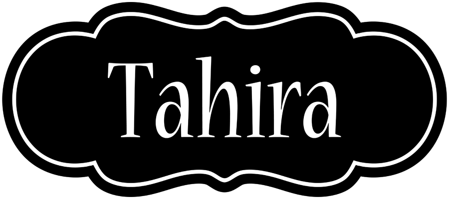 Tahira welcome logo