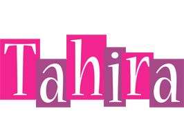 Tahira whine logo