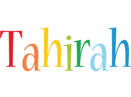 Tahirah birthday logo