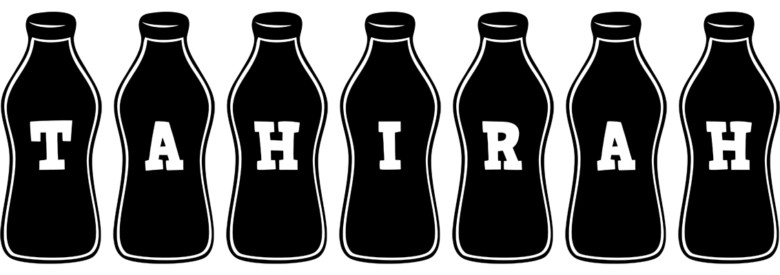Tahirah bottle logo