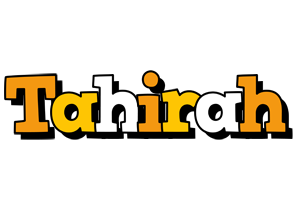 Tahirah cartoon logo