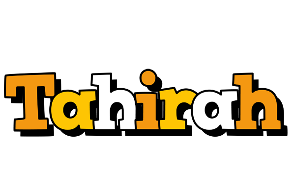 Tahirah cartoon logo