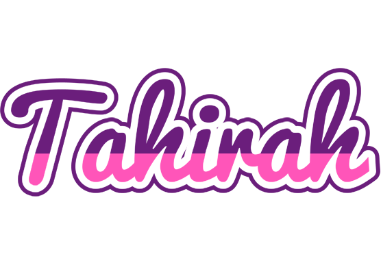 Tahirah cheerful logo