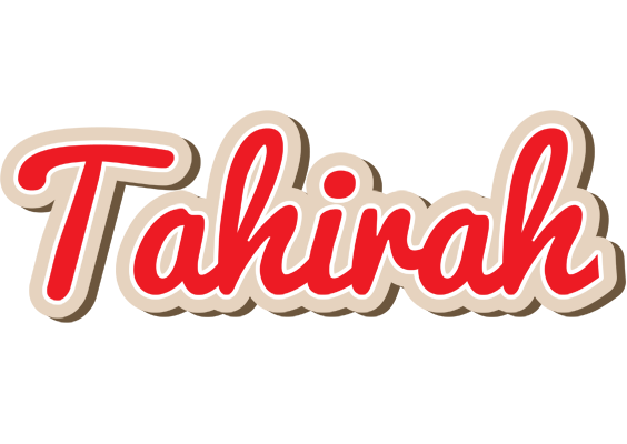 Tahirah chocolate logo