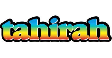 Tahirah color logo