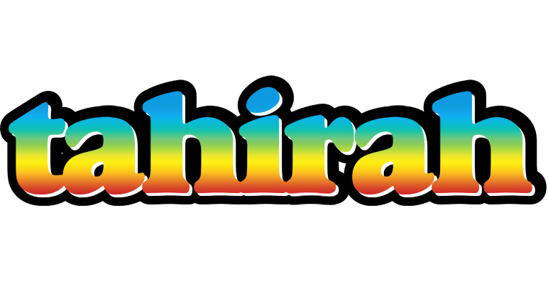 Tahirah color logo