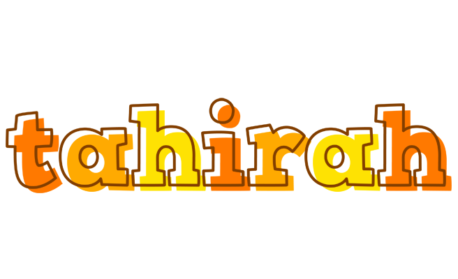 Tahirah desert logo