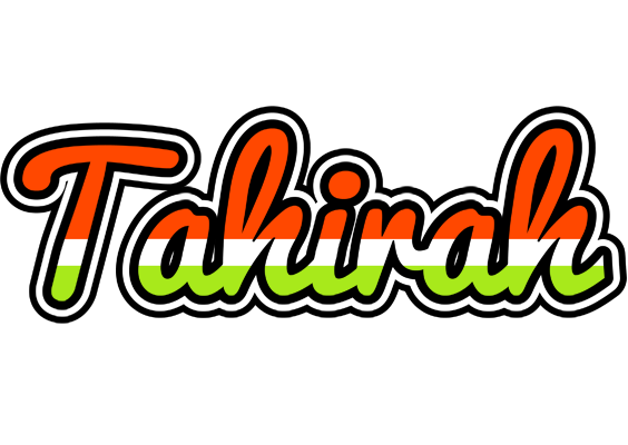 Tahirah exotic logo