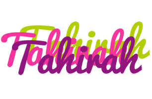 Tahirah flowers logo