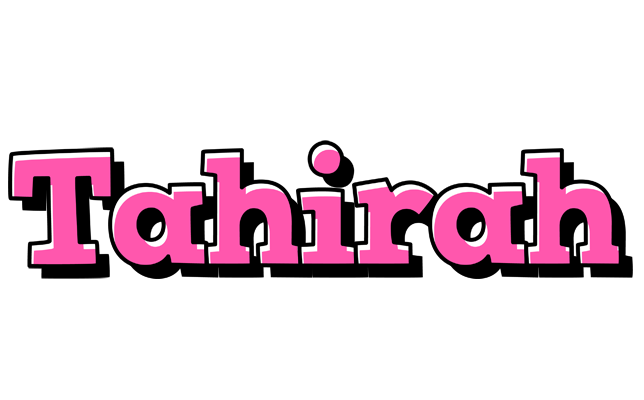 Tahirah girlish logo