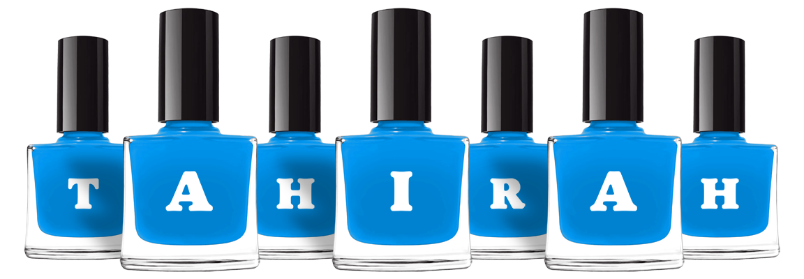 Tahirah glossy logo