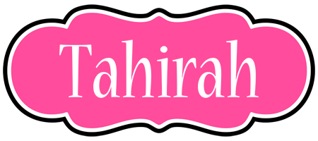 Tahirah invitation logo