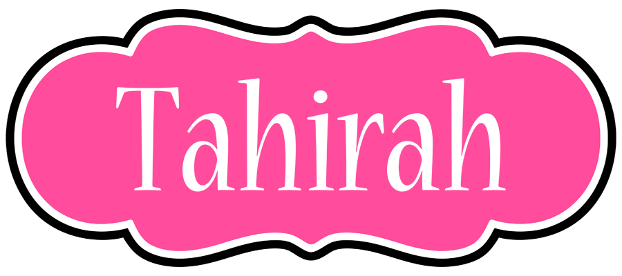 Tahirah invitation logo