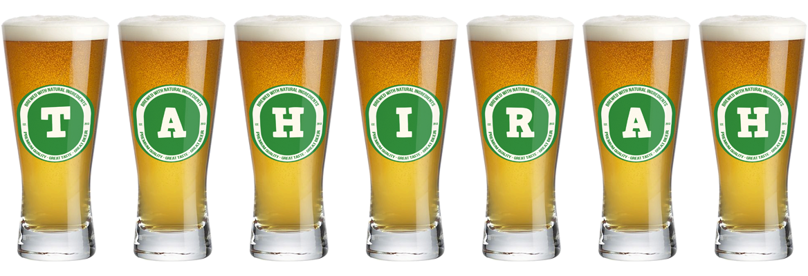 Tahirah lager logo