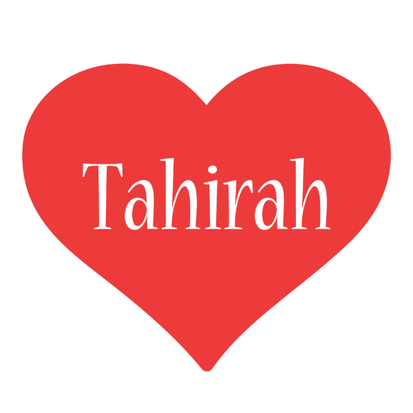 Tahirah love logo