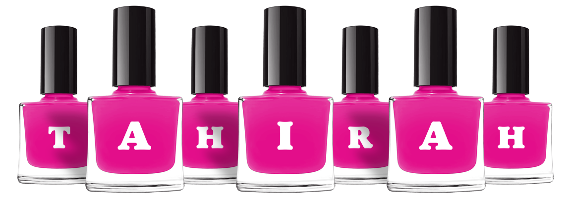 Tahirah nails logo