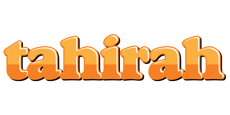Tahirah orange logo