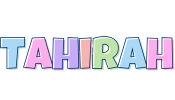 Tahirah pastel logo