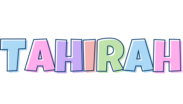 Tahirah pastel logo