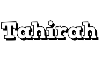 Tahirah snowing logo