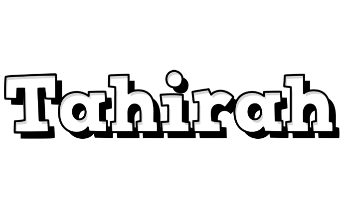 Tahirah snowing logo