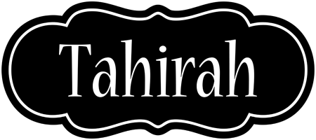 Tahirah welcome logo