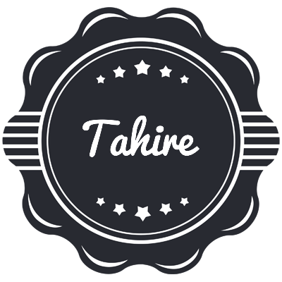 Tahire badge logo