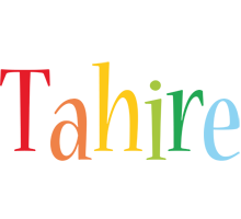 Tahire birthday logo