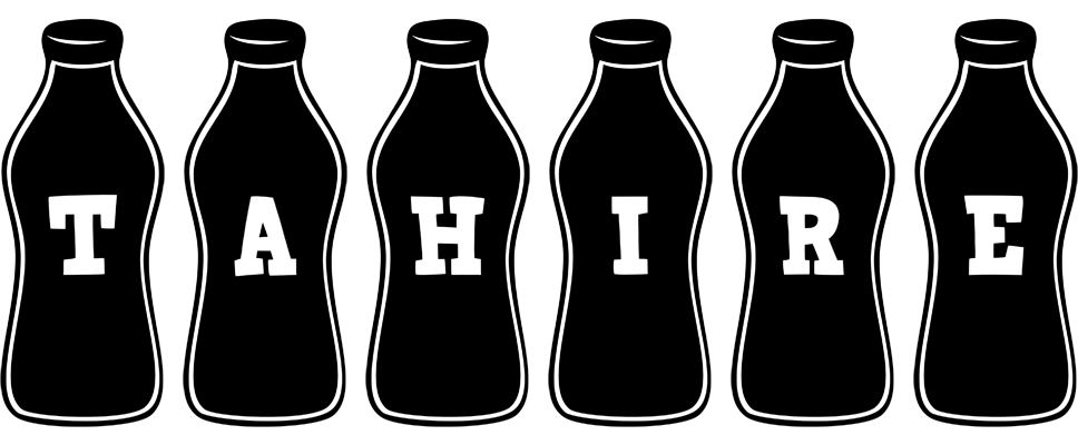 Tahire bottle logo
