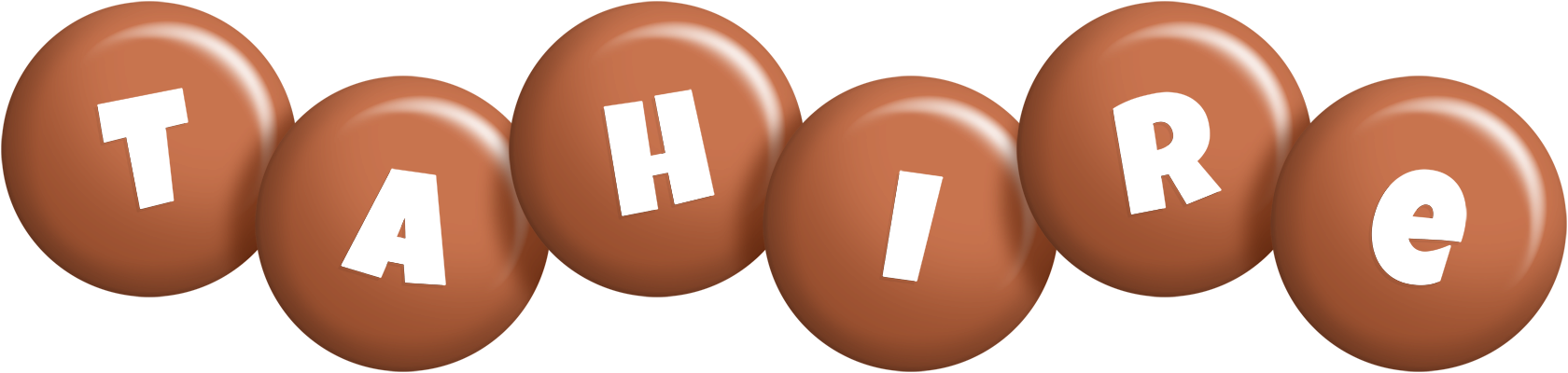 Tahire candy-brown logo