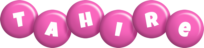 Tahire candy-pink logo