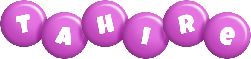 Tahire candy-purple logo