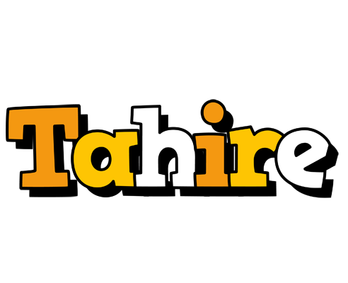 Tahire cartoon logo