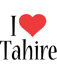 Tahire i-love logo