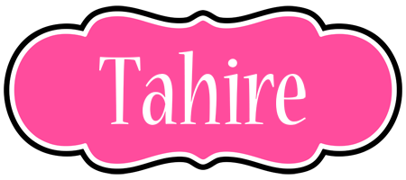 Tahire invitation logo