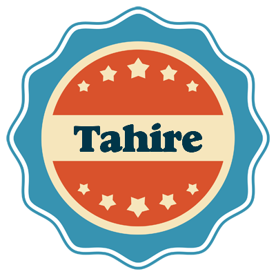 Tahire labels logo