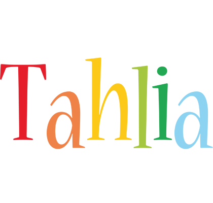 Tahlia birthday logo