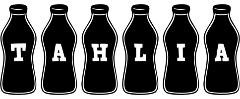 Tahlia bottle logo