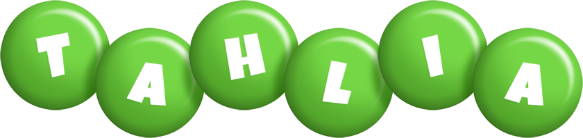 Tahlia candy-green logo