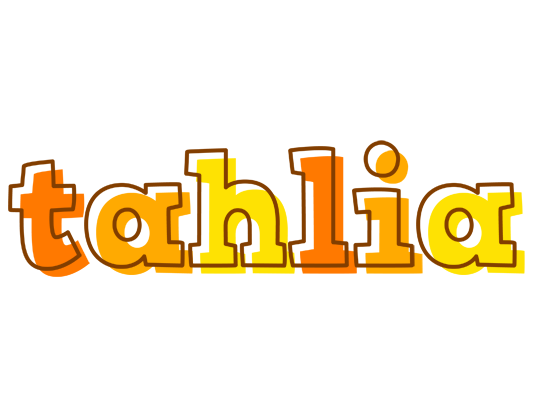 Tahlia desert logo