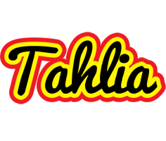 Tahlia flaming logo