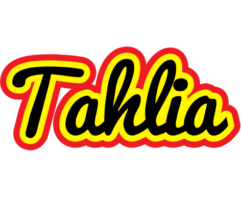 Tahlia flaming logo