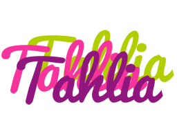 Tahlia flowers logo